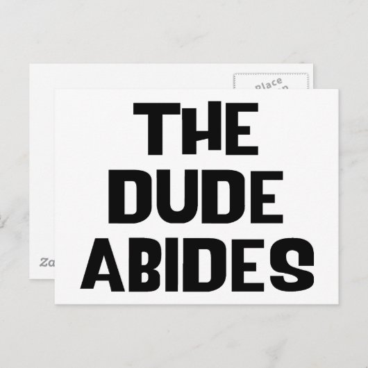 De kerel verbergt briefkaart (Voorkant / Achterkant)