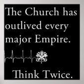 De kerk heeft elk belangrijk Poster van het Rijk o (Voorkant)