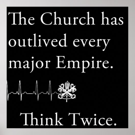 De kerk heeft elk belangrijk Poster van het Rijk o (Voorkant)