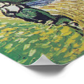 De kerk in Auvers 1890 door Vincent van Gogh Poster (Hoek)