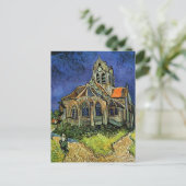De kerk in Auvers door Vincent van Gogh Briefkaart (Staand voorkant)