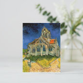 De kerk in Auvers door Vincent Van Gogh Briefkaart (Staand voorkant)