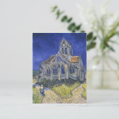 De kerk in Auvers door Vincent van Gogh Briefkaart (Staand voorkant)