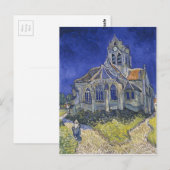 De kerk in Auvers door Vincent van Gogh Briefkaart (Voorkant / Achterkant)