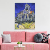 De kerk in Auvers door Vincent van Gogh Canvas Afdruk (Insitu (Woonkamer))