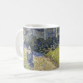 De kerk in Auvers door Vincent van Gogh Koffiemok (Voorkant links)