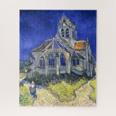 De kerk in Auvers, door Vincent Van Gogh Legpuzzel (Verticaal)