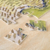 De kerk in Auvers, door Vincent Van Gogh Legpuzzel (Zijkant)