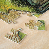 De kerk in Auvers door Vincent van Gogh Legpuzzel (Zijkant)