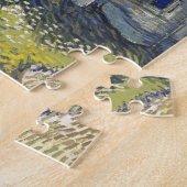 De kerk in Auvers door Vincent van Gogh Legpuzzel (Zijkant)