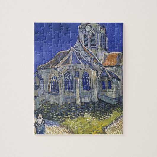 De kerk in Auvers door Vincent van Gogh Legpuzzel (Verticaal)