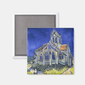 De kerk in Auvers, door Vincent Van Gogh Magneet (Voorkant / Achterkant)
