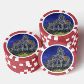 De kerk in Auvers door Vincent van Gogh Poker Chips (Opstapeling)