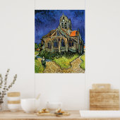 De kerk in Auvers door Vincent van Gogh Poster (Keuken)