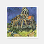De kerk in Auvers door Vincent van Gogh Servet (Voorkant)