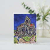 De kerk in Auvers van Vincent van Gogh 1890 Briefkaart (Staand voorkant)