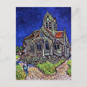 De kerk in Auvers van Vincent van Gogh 1890 Briefkaart