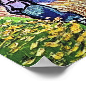 De kerk in Auvers van Vincent van Gogh 1890 Poster (Hoek)