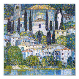 De kerk in Cassone | Gustav Klimt | POSTER