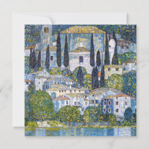 De kerk in Cassone   Gustav Klimt   POSTER