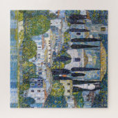 De kerk in Cassone | Gustav Klimt | POSTER Legpuzzel (Horizontaal)