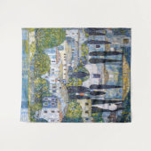 De kerk in Cassone | Gustav Klimt | POSTER Wandkleed (Voorkant (horizontaal))