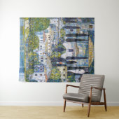 De kerk in Cassone | Gustav Klimt | POSTER Wandkleed (In Situ (horizontaal))