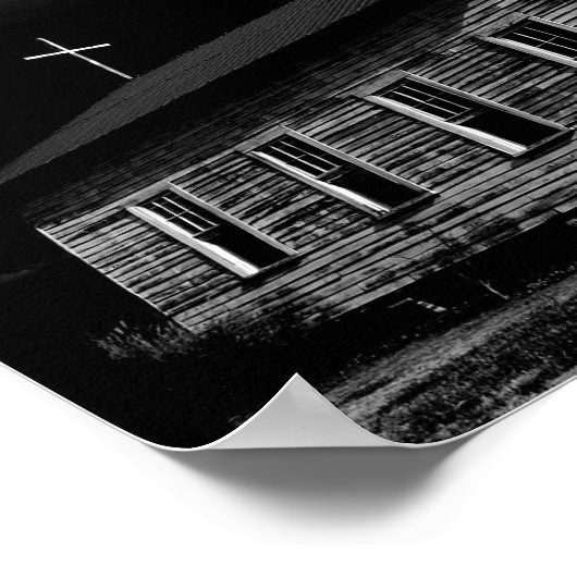 De kerk in Frogmore Plantation #1 [Afdrukken] Poster (Hoek)