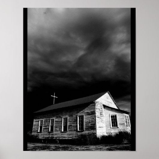 De kerk in Frogmore Plantation #1 [Afdrukken] Poster (Voorkant)