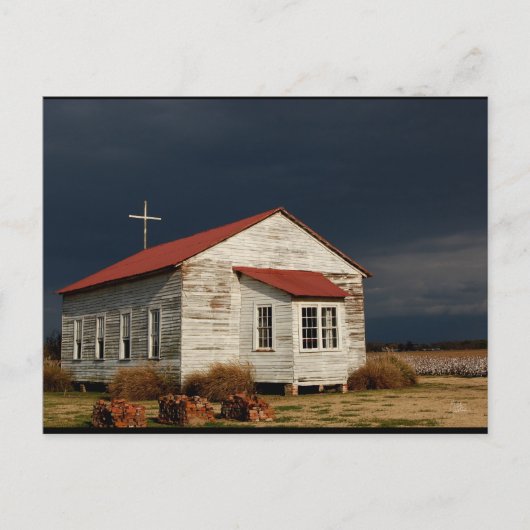 De kerk in Frogmore Plantation (Briefkaart) Briefkaart (Voorkant)