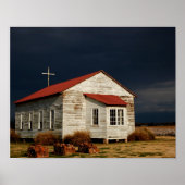 De kerk in Frogmore Plantation (Kunstafdrukken) Poster (Voorkant)