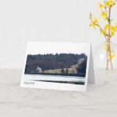 De kerk in Glenkeen - Wenskaart Kaart (Gele Bloem)