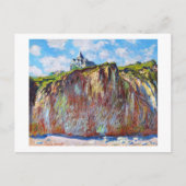 De kerk in Varengeville, 1882 Claude Monet cool Briefkaart (Voorkant)