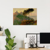 De kerk in Varengeville - Claude Monet Poster (Thuiskantoor)