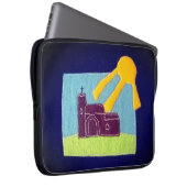 De kerk laptop sleeve (Voorkant Rechts)