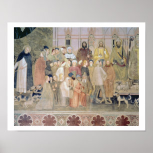 De Kerk Militant en Triumphant, detail van t Poster