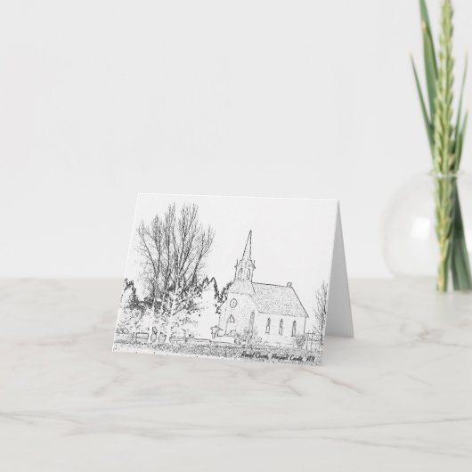 De Kerk Rindal van de Kaart B&W van de nota, stelt (Voorkant)