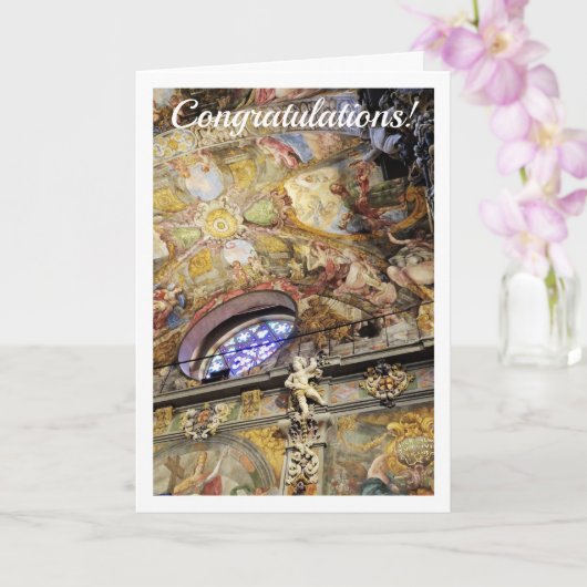 De kerk San Nicolás, Valencia, España Kaart (Orchidee)