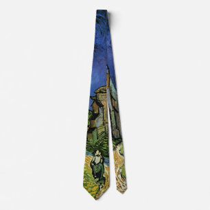 De Kerk te Auvers van Vincent van Gogh Stropdas