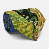 De Kerk te Auvers van Vincent van Gogh Stropdas (Opgerold)