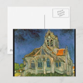 De kerk van Auvers-sur-Oise - Vincent Van Gogh Briefkaart (Voorkant / Achterkant)