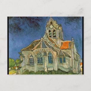 De kerk van Auvers-sur-Oise - Vincent Van Gogh Briefkaart