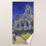 De kerk van Auvers, Van Gogh Badhanddoek<br><div class="desc">Vincent Willem van Gogh (30 maart 1853 - 29 juli 1890) was een Nederlandse postimpressionist schilder die een van de beroemdste en invloedrijkste figuren in de geschiedenis van de Westerne kunst is. In iets meer dan 10 jaar creëerde hij ongeveer 2.100 kunstwerken, waaronder ongeveer 860 olieschilderijen, waarvan het grootste deel...</div>
