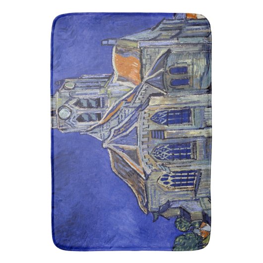 De kerk van Auvers, Van Gogh Badmat (Voorkant Verticaal)
