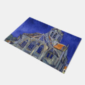 De kerk van Auvers, Van Gogh Deurmat (Schuin)