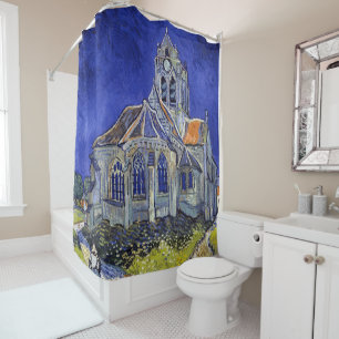De kerk van Auvers, Van Gogh Douchegordijn