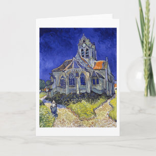 De kerk van Auvers, Van Gogh Kaart