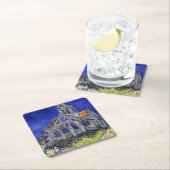 De kerk van Auvers, Van Gogh Kartonnen Onderzetters (Insitu)