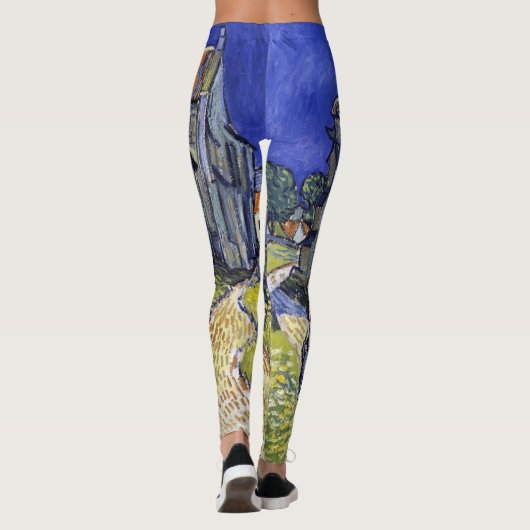 De kerk van Auvers, Van Gogh Leggings (Achterkant)