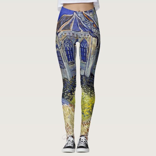 De kerk van Auvers, Van Gogh Leggings (Voorkant)